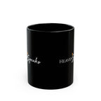 SAMPLE - Black Ceramic Mug - 11oz/15oz Coffee Cup