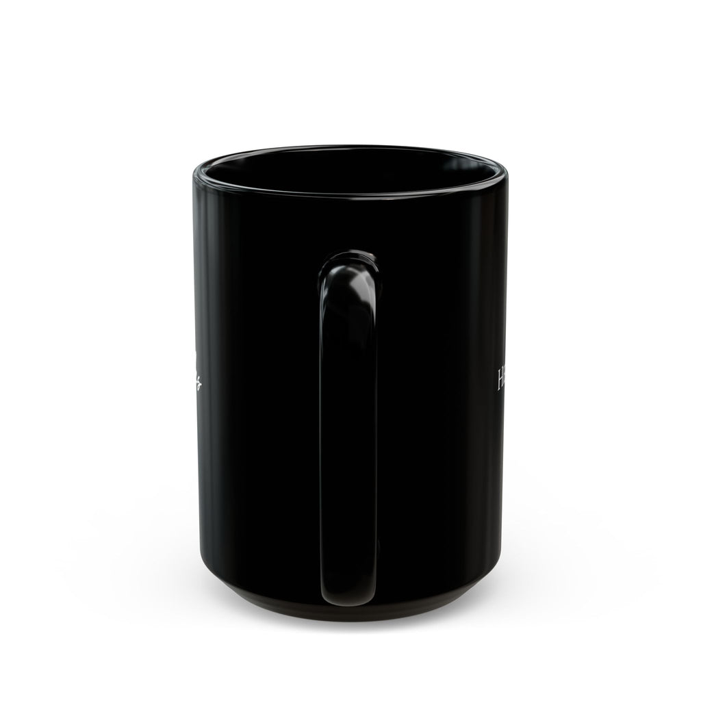 SAMPLE - Black Ceramic Mug - 11oz/15oz Coffee Cup