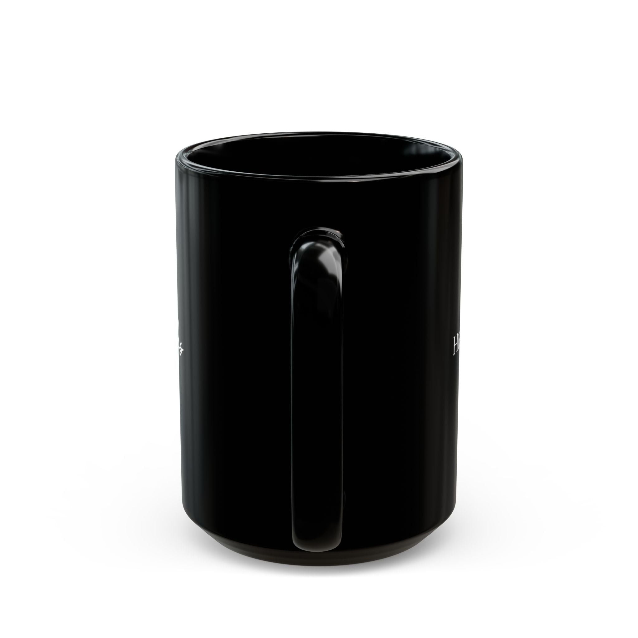 SAMPLE - Black Ceramic Mug - 11oz/15oz Coffee Cup