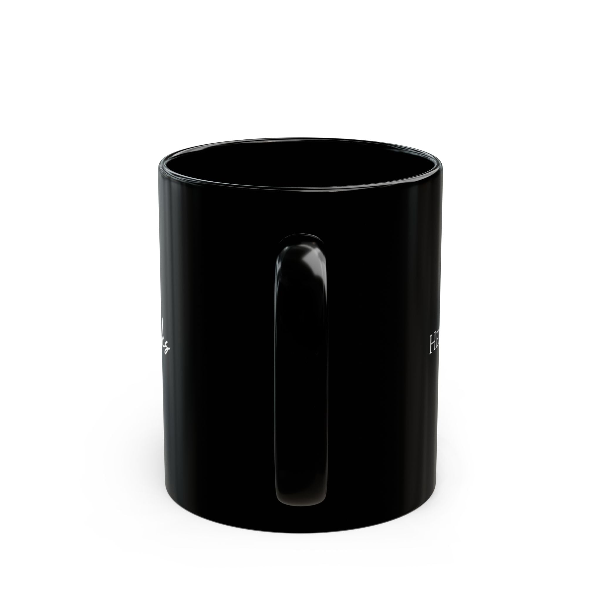SAMPLE - Black Ceramic Mug - 11oz/15oz Coffee Cup